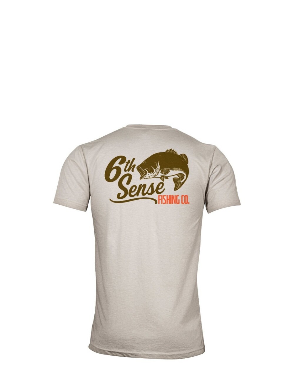 6th Sense Men's Bass T-shirt Sand Size Large NWT